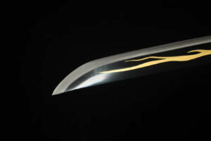 Sciabola Samurai Uccisore di Demoni Agatsuma Zenitsu Katana Uccidi il Demone Acciaio al Manganese Sciabola Longquan