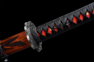 Katana del Non-Morto Rosso Sekiro : Le Ombre Muoiono Due Volte Spada Samurai Giapponese Katana Vero Spada Fatta a Mano Acciaio ad Alto Contenuto di Manganese